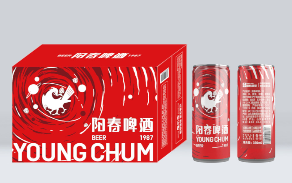 陽(yáng)春精釀啤酒330ml纖體罐