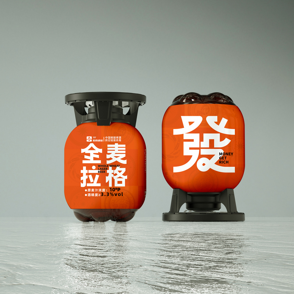 陽(yáng)春啤酒三升桶全麥拉格
