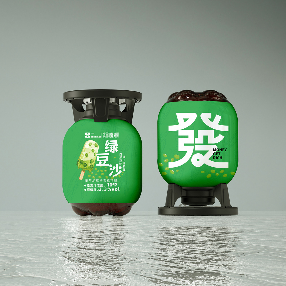 陽(yáng)春啤酒三升桶綠豆沙